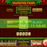 grosvenor slots bonus